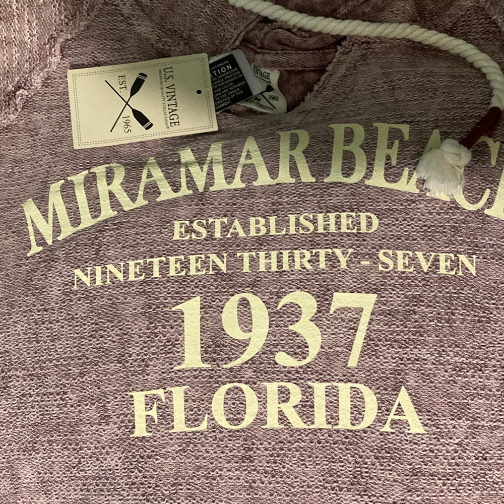 US Vintage Men's Long Sleeve Tee - Maroon